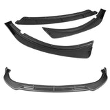 For 2016-2018 Kia Optima LX EX STP-Style Carbon Look Front Bumper Spoiler Lip + Side Skirt Rocker Winglet Canard Diffuser Wing  Body Splitter ABS ( Carbon Style) 5PCS