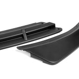 For 2016-2018 Kia Optima LX EX STP-Style Unpainted Matt Black Color Front Bumper Splitter Spoiler Lip Kit 3 Pcs