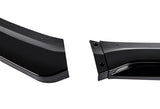 For 2015-2018 Ford Focus SE SEL Painted Black Color Front Bumper Splitter Spoiler Lip 3 PCS