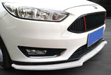 For 2015-2018 Ford Focus Painted White Color Front Bumper Body Spoiler Splitter Lip 3PCS