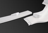 For 2014-2017 Infiniti Q50 Premium Painted White Color Front Bumper Splitter Spoiler Lip  3 Pcs