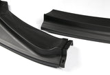 For 2014-2017 Honda Fit JDM Unpainted Matt Black Color  Front Bumper Splitter Spoiler Lip Kit  3 PCS