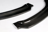 For 2013-2018 BMW F30 Sedan 325 328 330 335 Real Carbon for Base  Model Front Bumper Lip  3 Pcs