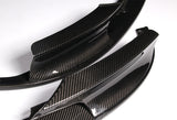 For 2012-2018 BMW 3-Series M-Sport M-Tech F30 F35 Real Carbon Fiber Front Bumper Lip Kit 3 Pcs