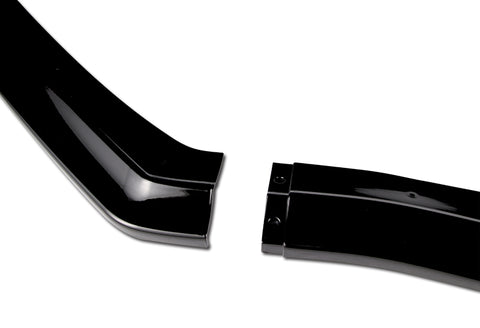 For 2015-2021 Subaru WRX STi CS-Style Painted Black Color Front Bumper Splitter Spoiler Lip  3 Pcs