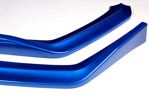For 2015-2021 Subaru WRX STi CS-Style JDM Painted Blue Color Front Bumper Body Lip  3 Pcs