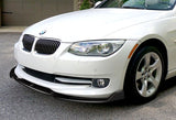 For  2011-2013 BMW 3-Series Coupe E92 E93 GT-Style Real Carbon Fiber Front Bumper Lip  3 Pcs
