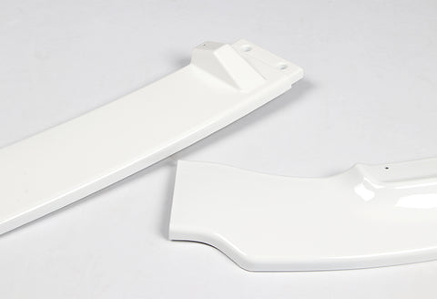 For 2006-2008 Honda Civic 4DR JDM CS-Style Painted White Color Front Bumper Body Lip  3 PCS