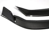 For 2020-2021 Toyota Corolla LE XLE  Painted Carbon Look Style Front Bumper Splitter Spoiler Lip 3 Pcs