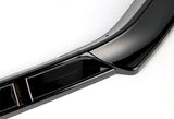 For 2014-2017 Volkswagen VW Golf MK7 Painted Black Front Bumper Body Spoiler Lip + Side Skirt Rocker Winglet Canard Diffuser Wing  (Glossy Black) 5PCS