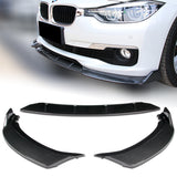 For 2016-2019 BMW 3-Series F30 F35 Carbon Look Front Bumper Body Kit Lip + Side Skirt Rocker Winglet Canard Diffuser Wing  Body Splitter ABS ( Carbon Style) 5PCS