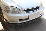For 1996-1998 Honda Civic 3-Piece JDM CS-Style Painted Carbon Look Front Bumper Body Kit Lip