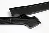 For 2012 Honda Civic 4DR 9Th JDM CS-Style Painted Carbon Look Style Front Bumper Body Kit Lip 3 PCs