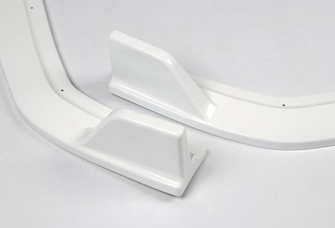 For 2012 Honda Civic 4DR 9Th JDM CS-Style Painted White Color Front Bumper Body Kit Lip 3 Pcs