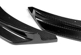 For 2014-2019 BMW F32 F33 F36 4-Series B-Style M-Sport  Real Carbon Fiber Front Bumper Lip 3 Pcs