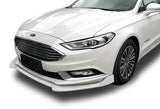 For 2017-2018 Ford Fusion/Mondeo Painted White Color Front Bumper Spoiler Body Lip Kit 3 Pcs