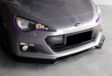 For 2013-2016 Subaru BRZ JDM CS-Style Painted Black Color Front Bumper Body Lip Kit 3 PCS