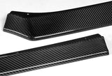 For 2013-2016 Subaru BRZ CS-Style Real Carbon Fiber Front Bumper Body Kit Lip  3 Pcs