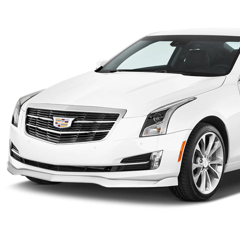 For 2015-2018 Cadillac ATS Painted White Color Front Bumper Body Kit Splitter Spoiler Lip 3 Pcs