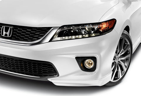 For 2013-2015 Honda Accord Coupe HFP-Style Painted White Color Front Bumper Spoiler Lip 2 Pcs