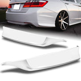 For 2013-2015 Honda Accord Sedan/4DR HFP-Style Painted White Color Rear Bumper Spoiler Lip 2 Pcs