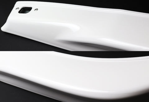 For 2013-2015 Honda Accord 4DR HFP-Style Painted White Color Front Bumper Splitter Lip  2 Pcs