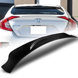 For 2016-2020 Honda Civic Black 4DR/Sedan ABS Rear Window Roof Visor Spoiler Wing