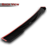 For 2016-2018 Chevrolet Camaro Smoke Acrylic Rear Window Roof Visor Spoiler Wing