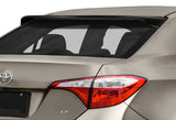 For 2014-2018 Toyota Corolla Black Acrylic Rear Window Roof Visor Spoiler Wing