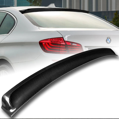 For 2011-2016 BMW 5-Series F10 Real Carbon Fiber Rear Window Visor Spoiler Wing