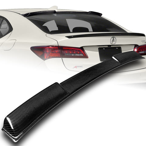 For 2015-2020 Acura TLX STP-Style Real Carbon Fiber Rear Window Roof Spoiler