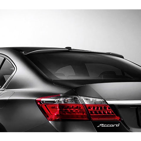 For 2013-2017 Honda Accord 4-Door Carbon Fiber Rear Window Roof Visor Spoiler