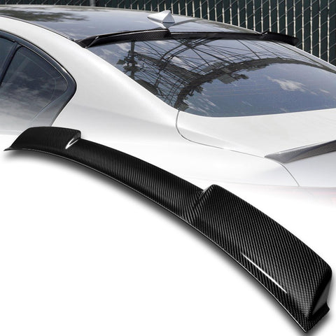 For 2014-2021 Infiniti Q50 Sedan VIP Real Carbon Fiber Rear Roof Window Spoiler Wing