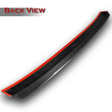 For 2016-2021 Nissan Maxima 4DR STP-Style Real Carbon Fiber Rear Window Roof Spoiler