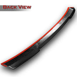 For 2016-2018 Chevy Camaro Coupe Real Carbon Fiber Rear Window Roof Spoiler Wing