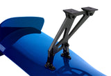 Universal 57" TYPE-1 Painted Blue ABS GT Trunk Adjustable Bracket Spoiler Wing
