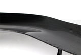 Universal 57" TYPE-1 Carbon Look ABS GT Trunk Adjustable Bracket Spoiler Wing