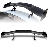 Universal 57" TYPE-1 Carbon Look ABS GT Trunk Adjustable Bracket Spoiler Wing