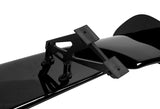 57" TYPE-3 Painted BlackColor  ABS GT Trunk Spoiler Wing + Aluminum Leg Stem Universal