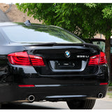 For 2011-2016 BMW 5-Series / M5 F10 F18 W-Power Pearl Black Rear Trunk Spoiler