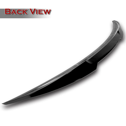 For 2014-2022 Infiniti Q50 W-Power Pearl Black V-Style Rear Trunk Spoiler Wing