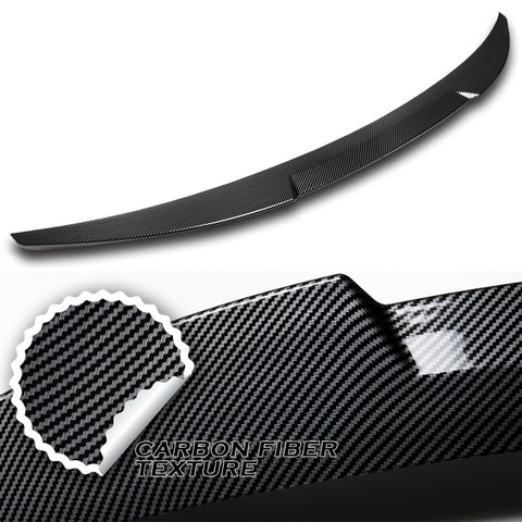 For 2018-2023 Kia Stinger W-Power Carbon Look V-Style Duckbill Trunk Lid Spoiler