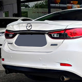 For 2014-2017 Mazda 6 Mazda6 W-Power Pearl White V-Style Trunk Lid Spoiler Wing