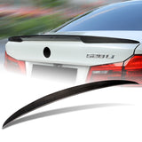 For 2017-2023 BMW 5-Series G30 G38 P-Style Real Carbon Fiber Rear Trunk Spoiler