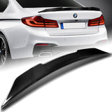 For 2017-2021 BMW 530i 540i M5 G30 G38 PSM-Type Real Carbon Fiber Rear Trunk Spoiler
