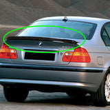 For 1999-2005 BMW E46 Sedan 3-Series AC-Style Carbon Fiber Trunk Spoiler Wing