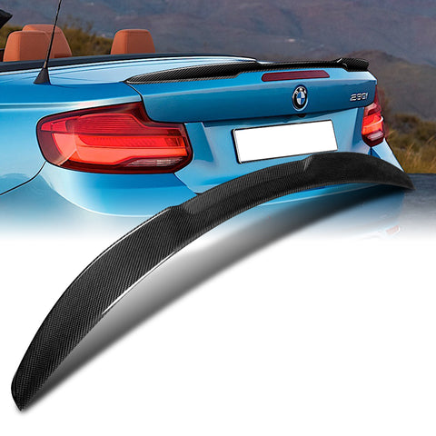 For 2015-2021 BMW 2-Series F23 Convertible V-Style Carbon Fiber Trunk Spoiler