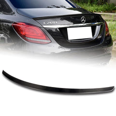 For 2015-2020 Mercedes C180 C250 C300 W205 4DR Real Carbon Fiber Rear Trunk Spoiler