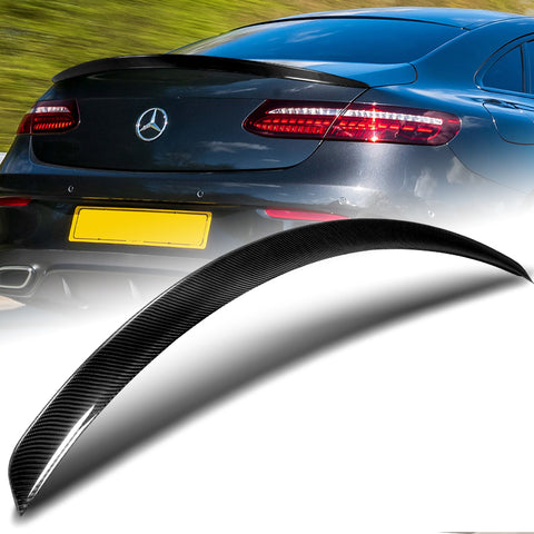 For 2018-2021 Mercedes E300 E450 2DR W238 AMG-Style Real Carbon Fiber Trunk Spoiler