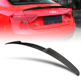 For 2008-2016 Audi A5 Quattro 2 Door Coupe V-Style Real Carbon Fiber Trunk Lid Spoiler
